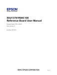 S5U13781R00C100 Reference Board User Manual