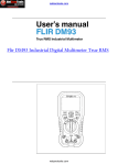 User`s manual FLIR DM93