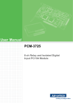 User Manual PCM-3725