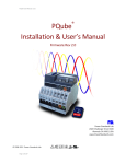 PQube Installation & User`s Manual