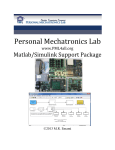 Simulink PML Manual - Aerospace Mechatronics