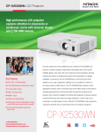 Hitachi`s CP-X2530WN - Digital Media Division