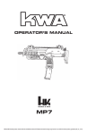 KWA MP7 Manual