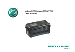 opticalCON I powerMONITOR User Manual - AV-iQ