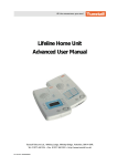 Lifeline Home Unit Advanced User Manual
