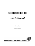 SCORBOT-ER III User`s Manual