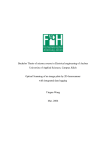 Bachelor Thesis of science course in Electrical engineering of