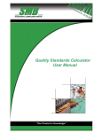 Quality Standards Calculator User Manual