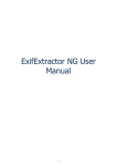 ExifExtractor NG User Manual
