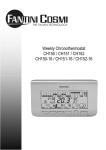 Weekly Chronothermostat CH150 / CH151 / CH152