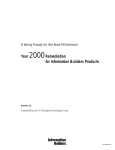 Year 2000Remediation for Information Builders