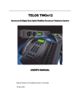 TELOS TWOx12 - magnetic media