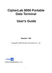 CipherLab 8000 User`s Manual 1.00