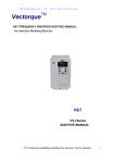 V5-I additional frequency inverter manual for injection molding