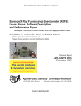 Borehole X-Ray Fluorescence Spectrometer (XRFS): User`s Manual