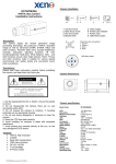 XC700CM(DN) 700TVL Box camera Installation instructions