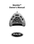 RAVE Water Sports Equipment User Manual