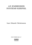 AN EMBEDDED SYSTEMS KERNEL IMM