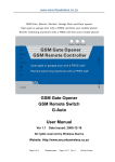 GSM Gate Opener GSM Remote Switch G