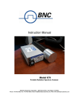 User Manual - Berkeley Nucleonics Corporation