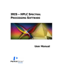 IRIS - HPLC Spectral Processing Software