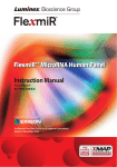 FlexmiR™ MicroRNA Human Panel Instruction Manual
