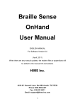 Braille Sense OnHand User Manual(Ver 6.0)_HIMS