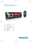User Manual - Philips Car Audio