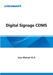 User Manual Digital Signage CDMS Manual