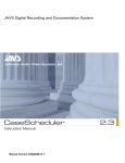 CaseScheduler UserManual CS20080815