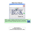 Blink User`s Manual