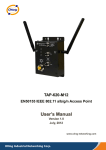 TAP-620-M12 User`s Manual