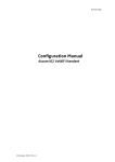 Configuration Manual, Ascom i62 VoWiFi Handset, TD 92675GB