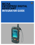 Motorola MC75a User Manual