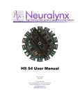 HS 54 User Manual
