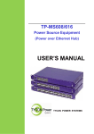 USER`S MANUAL - Tycon Systems Inc