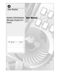 2706-UM001A-US-P, Dataliner Message Display DL5 Series User