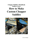 How to Make Custom Chopper Saddles