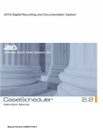 CaseScheduler UserManual CS20071129