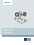 SITRANS FC430 Coriolis Mass Flowmeter with HART