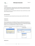 NSS Quote Generator Manual