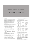 Victor 88A User manual