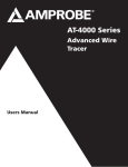 AT-4000 Series Advanced Wire Tracer Product Manual