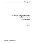 XYR301E Wireless Ethernet & Device Server User Manual, 34