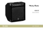 HBW-80 bass combo user manual