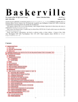 Baskerville Volume 8 Number 1