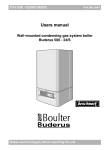 User manual Buderus 500-24S