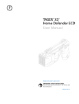 TASER® X3® Home Defender ECD User Manual