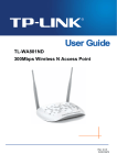 TL-WA801ND 300Mbps Wireless N Access Point - TP-Link