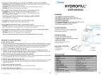HydroFILL Manual